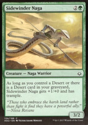 2X SIDEWINDER NAGA 134/199 HOUR OF DEVASTATION MTG MAGIC NM X2