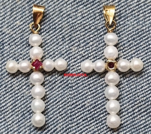 Broche En Or Rose 18 Carats Avec Perles De Culture - Poids 3,92 Grammes - Neuve Avec étiquettes