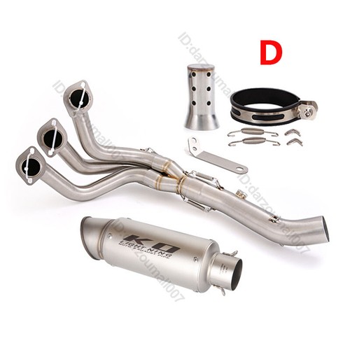 For Yamaha MT-09 Tracer 900 2015-2020 Header Exhaust System Pipe + Tips Muffler - Bild 7 von 15