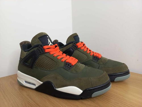 Nike Air Jordan 4 SE Retro Craft Medium Olive UK 9.5 - Picture 3 of 11