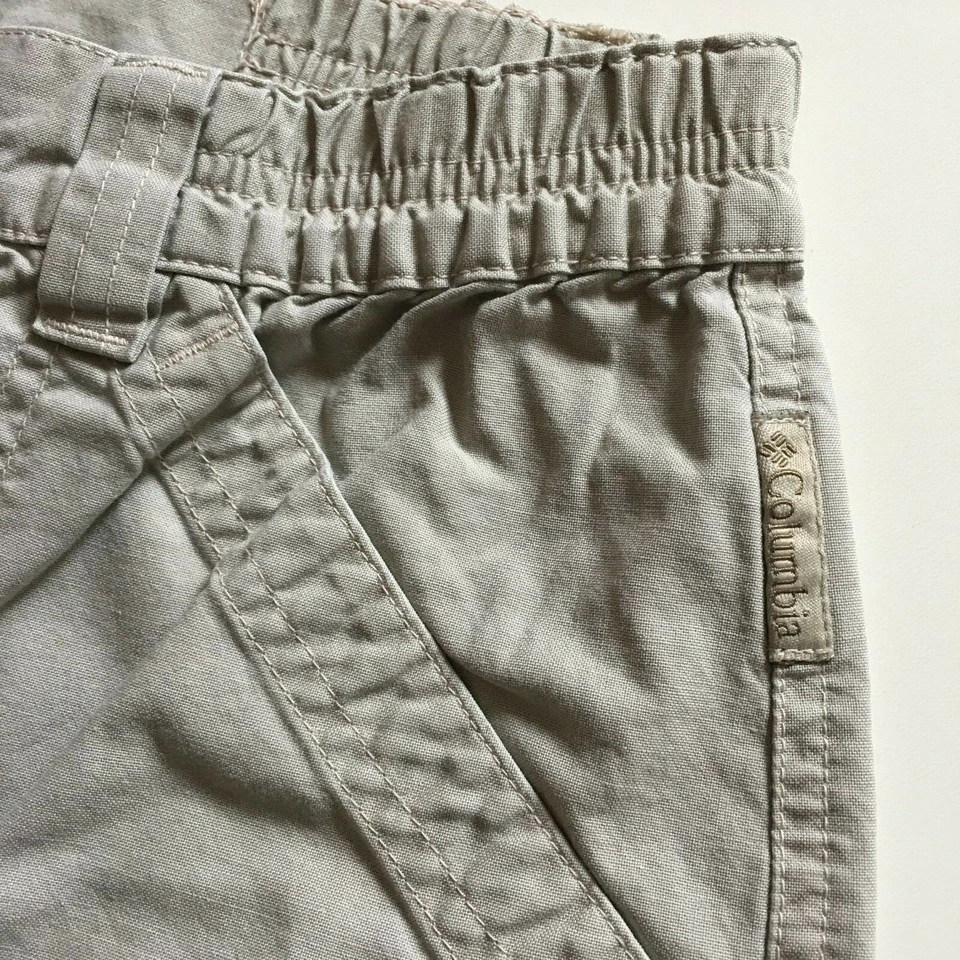 Pantalones de senderismo Columbia para mujer talla 10 32-34" algodón topo caqui al aire libre Foto 4 de 4