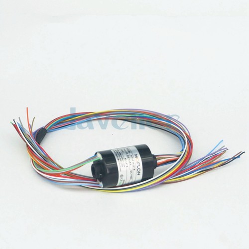 5 mm orificio 22 mm OD 2-15 cable 2A 250 rpm cápsula anillo deslizante monitor robótico - Imagen 13 de 13
