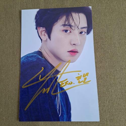 EXO Park Chanyeol Autographed Signed Photo Autographs K-POP 2022 - Picture 10 of 11