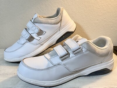 New Balance 813 V1 All White Leather Walking Sneakers Men\'s Size 11 1/2 11.5 New Balance 813 Mens Size 13 White Gray Athletic Leather  main image 3