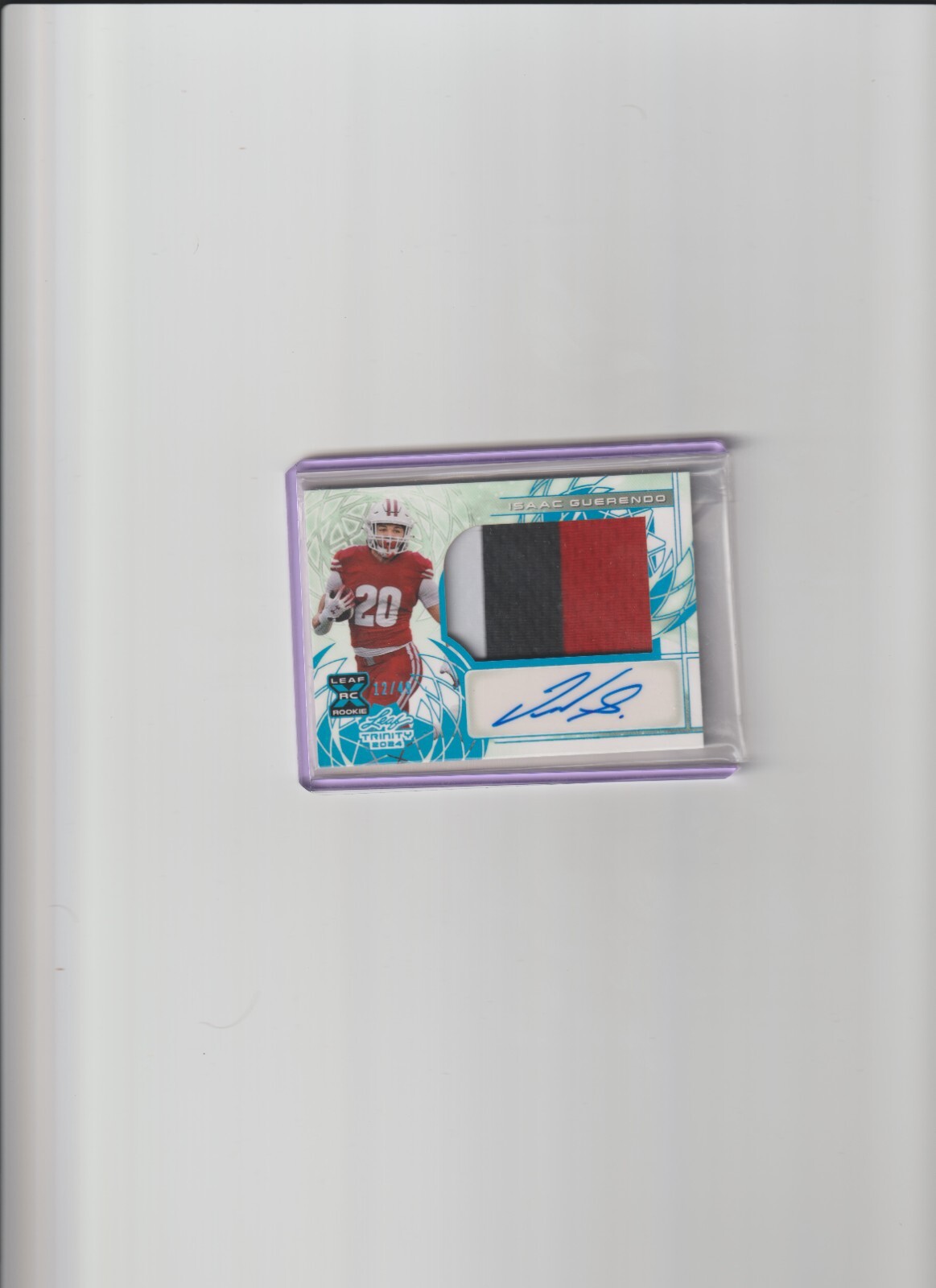 2024 Leaf Trinity Isaac Guerendo Auto Patch 12/49