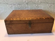 VINTAGE FLOWER SEEDS WOODEN DISPLAY BOX