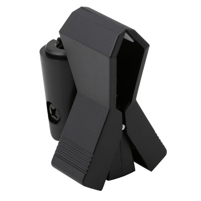 Flexible Microphone Mic Stand Accessory Plastic Clamp Clip Holder Mount Black