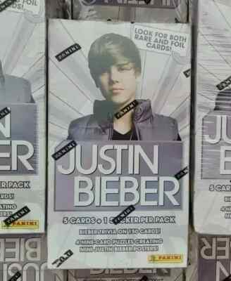 JUSTIN BIEBER - 2010 Panini Puzzle Trading Cards (1st Print) - COMPLETE YOUR SET