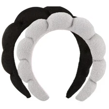 ETVOL Skincare Headband for Washing Face,Sponge Terry Cloth Spa Headband for