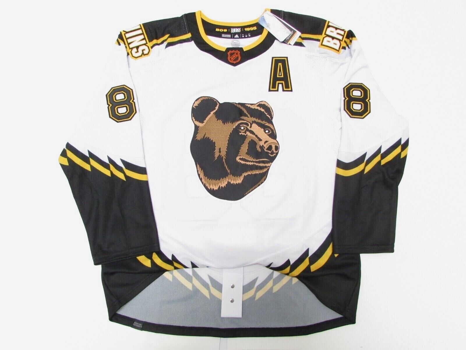 Adidas David Pastrnak Boston Bruins Youth Authentic Reverse Retro