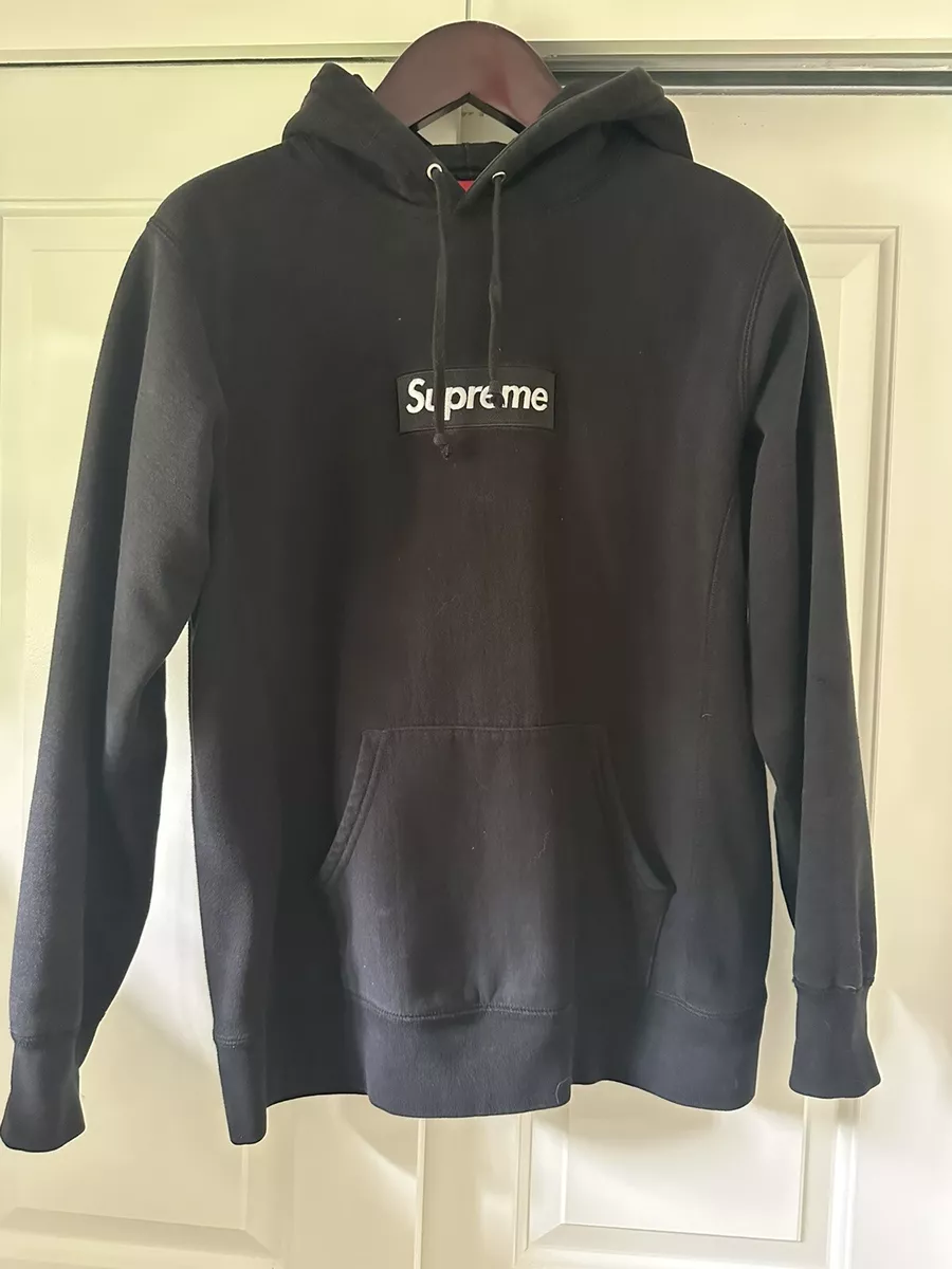 Supreme Box Logo Hooded Sweatshirt black