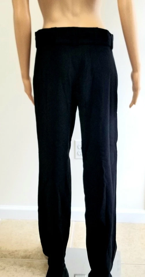 Pantalones anchos para mujer Strenesse Gabriele Strehle con cinturón negros talla 4/36  Foto 4 de 4