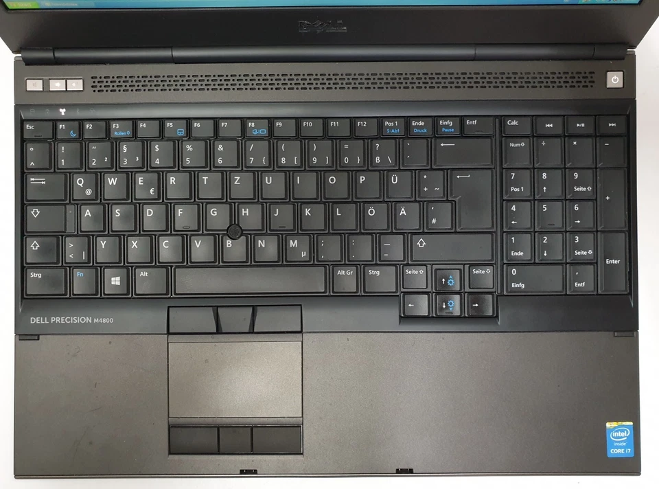 DELL PRECISION M4800 Windows XP Gamer i7 4GB 1TB Laptop R9 M200X 15,6" HDMI DP - Bild 3 von 4