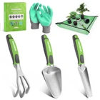 WORKPRO Green 5PCS Garden Tool Set Aluminum Outdoor Garden Hand Tools Ideal Gift