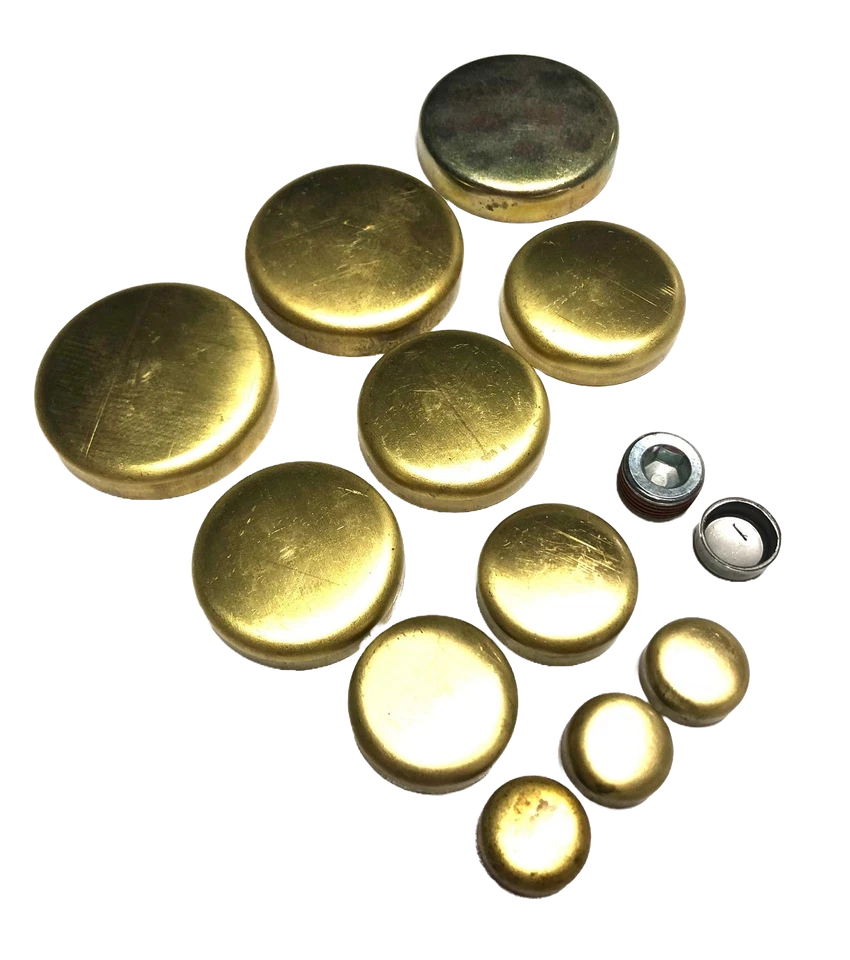 Brass Welch Welsh Freeze Core Plug kit Holden 6 Red Motor 149 161 179 186 202 - image 2 of 3