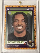 2024 Score-A-Treat #12 Chop Robinson A-Treat - Rising Stars Orange Pumpkin