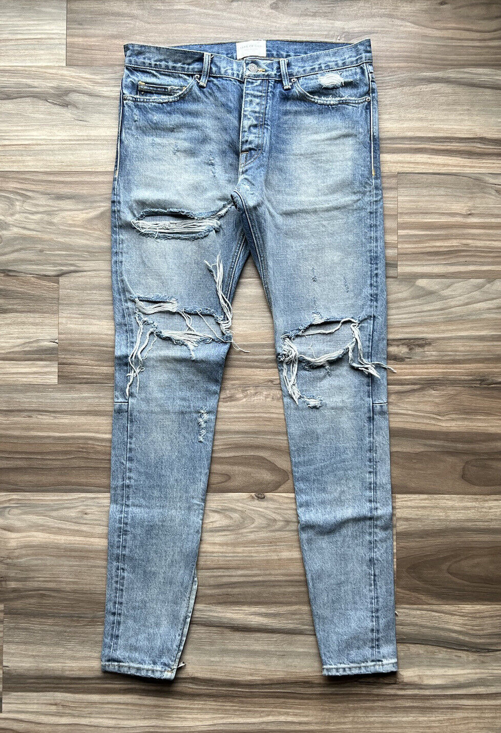 Fear of God Fourth 4th Collection Selvedge Indigo Denim Jeans 