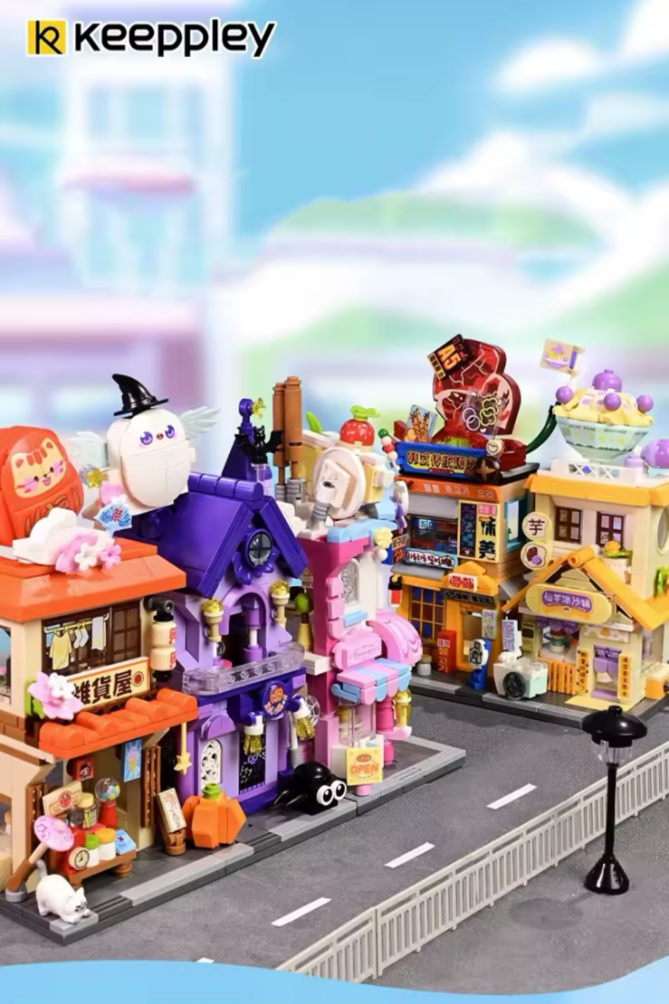 Keeppley City Corner Mini Building Set: Korean BBQ K28024, Dessert