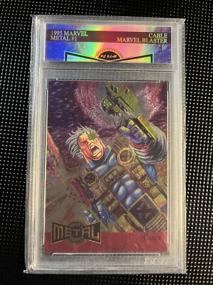 Cable 1995 Marvel Metal Blaster DGA PC Slab 