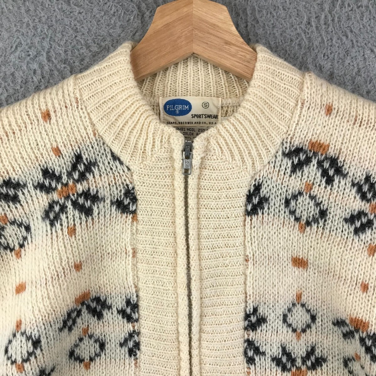 Vintage Sears Pilgrim Sportswear Mohair Wool Cardigan Vintage Sears Pilgrim Sportswear Mohair Wool Cardigan