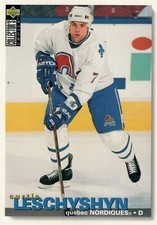 #305 Curtis Leschyshyn Quebec Nordiques 1995-96 Upper Deck Collector's Choice Ho