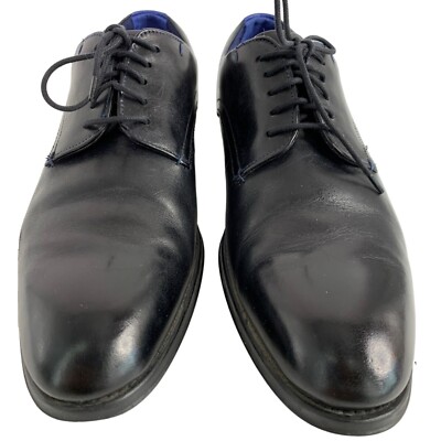 Mens Ted Baker Derby Black Lace Up Dress Shoes Sz 9 Vatory GUC 6360 Mens Ted Baker Derby Black Lace Up Dress Shoes Sz 9 Vatory  main image 2