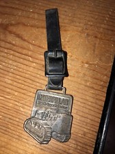 Vintage Caterpillar Cat Track-type Tractor Keychain Fob