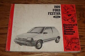 1989 Ford Festiva Electrical & Vacuum Troubleshooting Manual Wiring