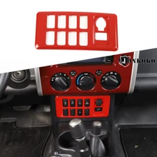 Drive Assistance Button Frame Trim For Toyota FJ Cruiser 2007-2021 ABS Red Cover