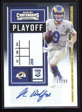 2020 John Wolford Contenders Playoff Ticket Auto RC 32/99 #275 (H2646)