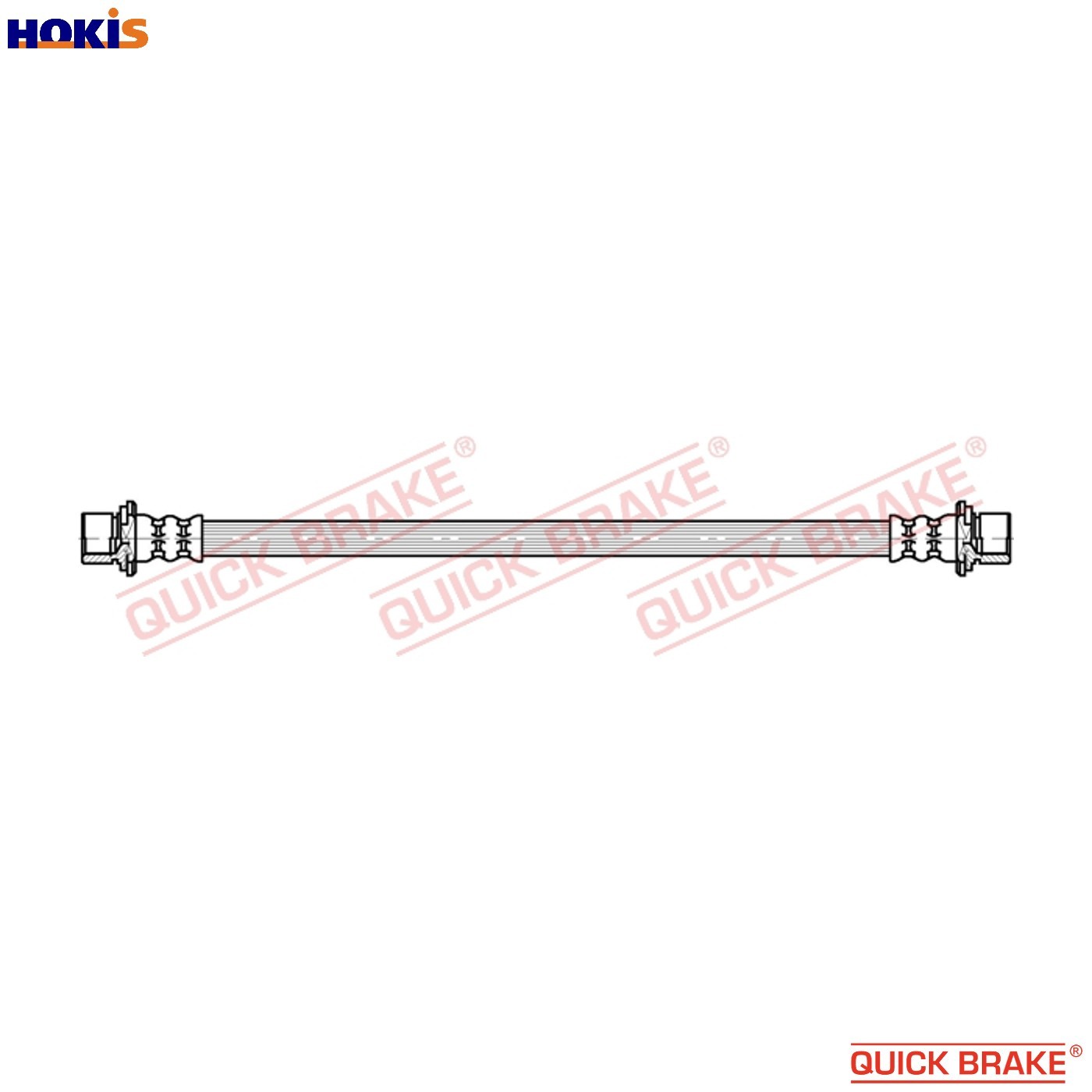 BRAKE HOSE 25.056 FOR TOYOTA DAIHATSU 1KR-FE 1.0L 3cyl YARIS1NR-FE2NZ-FE 1.3L