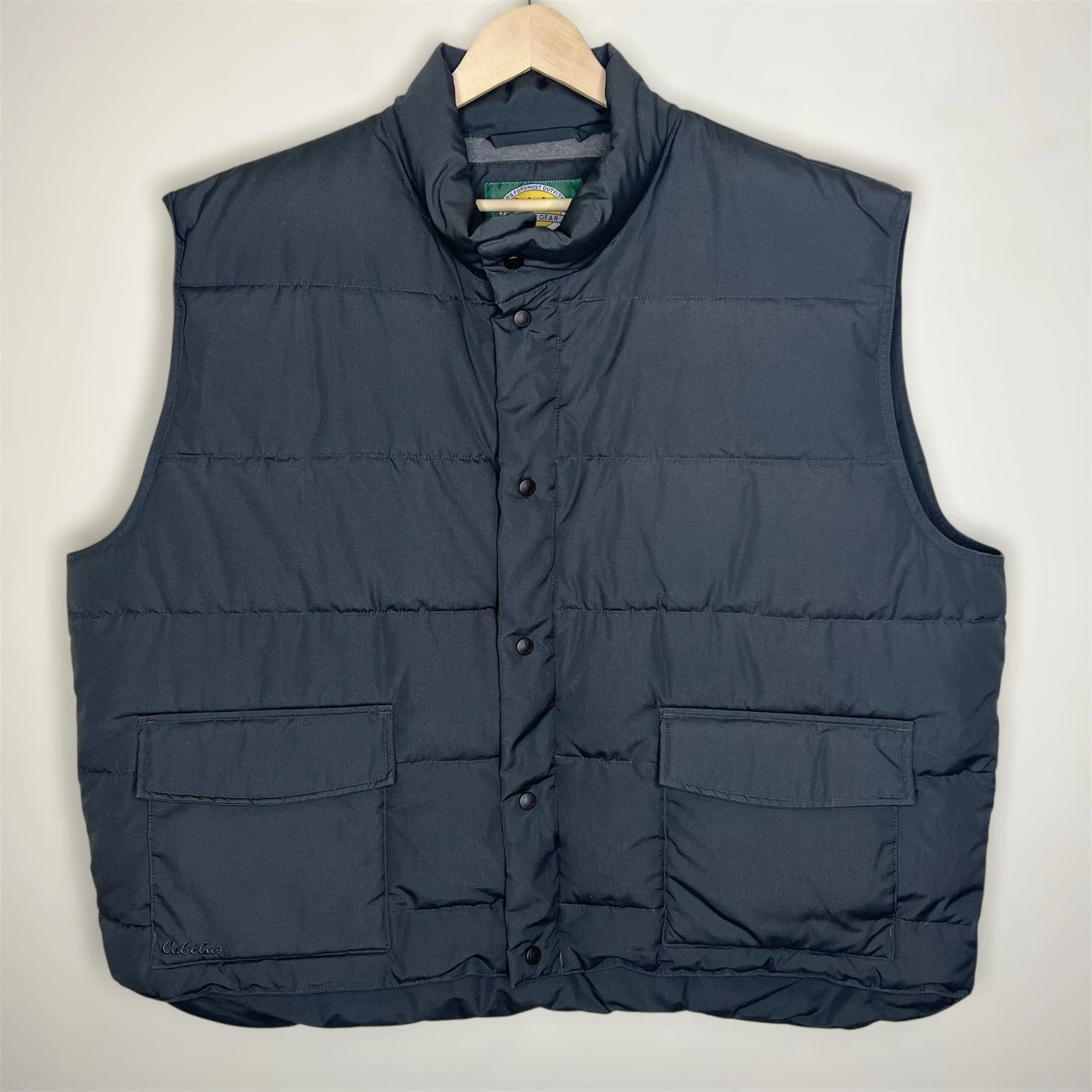 Cabela's Premier Northern Goose Down Vest 3X Mens Puffer Fishing Outdoor Fleece