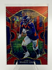 2021 PANINI SELECT CONCOURSE RED DISCO BRADLEY CHUBB  45/49 #34
