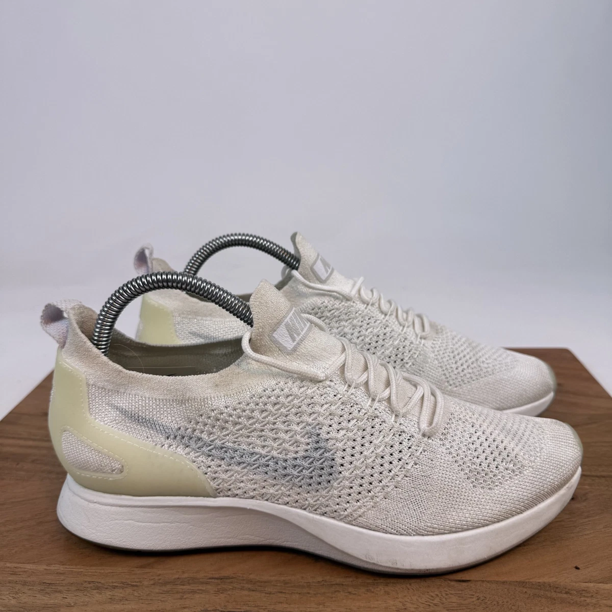 Nike Shoes Mens Size 12.5 Air Zoom Mariah Flyknit Racer White Running Sneaker Nike Air Zoom Mariah Flyknit Racer  main image 3