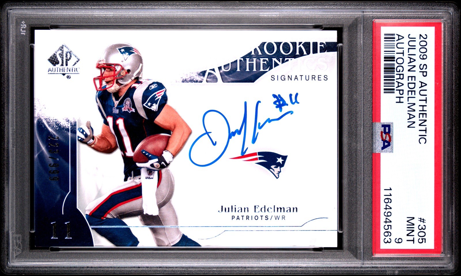 Julian Edelman SP Authentic #305 Base