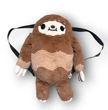 Toca Boca Sloth Toca Life World Soft Cuddly Plush Stuffed Animal Backpack