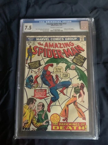 The Amazing Spider-Man #127 Marvel 12/73 CGC 7.5 Off-White to White Pages