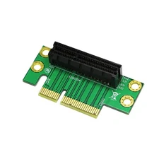 PCI- Express 4X Riser Card 90-Degree Adapter Card PCI-E 4X Extender Extension...
