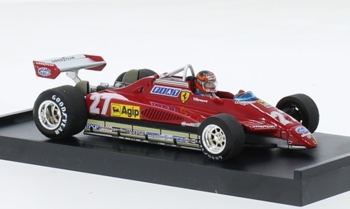 Brumm BRUR267-CH - 1/43 - Ferrari 126C2 Turbo Formel 1 Gp San Marino 1982 #27-image