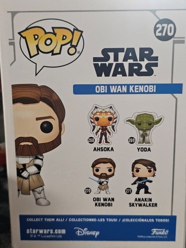 Funko Pop! Vinile: Star Wars - Obi-Wan Kenobi #270 - Foto 3 di 5