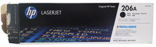 HP LaserJet 206A Black W2110A Toner Cartridge New Sealed With Open Box