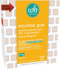 Nicotine Gum 2Mg  Stop-Smoking Aid  Fruit Flavor  160 Count  Reduces Cravin