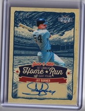 2025 Leaf Lumber #CHR-JB3 Jay Buhner 1st Career Home Run Dark Blue
