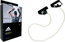 Adidas Resistance Tube Foam Grip Handle Workout Exercise Bands Men Women Level 1