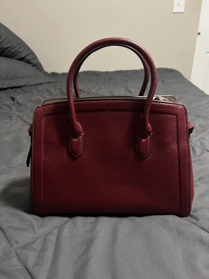 Kate Spade Knott Medium Leather Satchel - Autumnal Red - Image 2 of 4