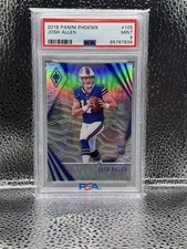 2018 Panini Phoenix Rookie Josh Allen #105 PSA 9 Buffalo Bills Football Card. rookie card picture