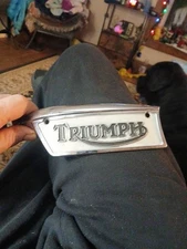 Triumph Emblems Gas Fuel Petrol Tank Badges 750 650 500 T140 T120 TR6 1969 N ON!
