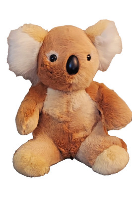 Vintage Kangaroo Fur Koala 10  x 9    Maroney Design Kirk Welan Australia Plush