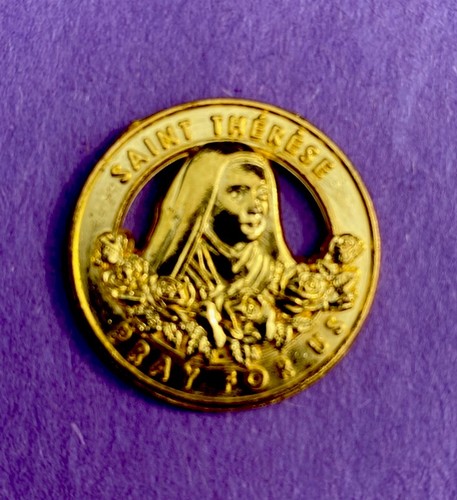 Saint Therese, Pray For Us, Pocket Medal/Coin | eBay