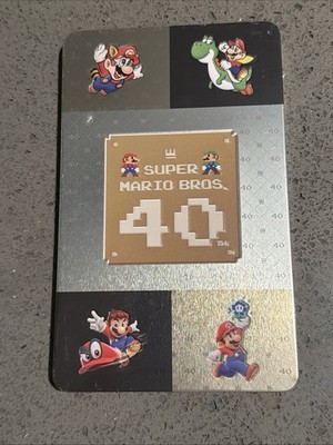 Sealed Nintendo Super Mario Bros. 40th Anniversary Collectible SteelBook Case